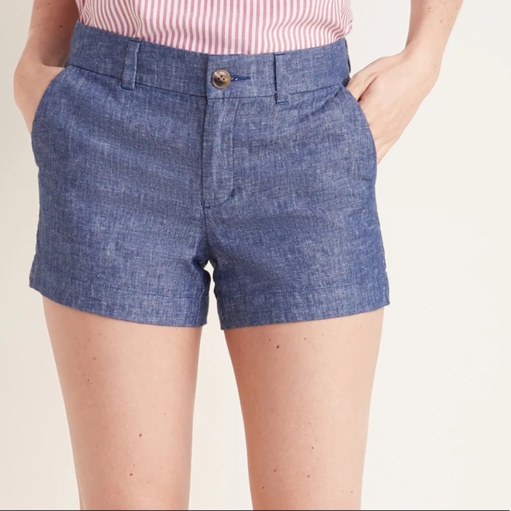 Mid-Rise Everyday Linen-Blend - 3.5-inch inseam